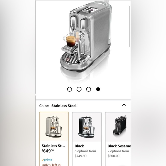 Breville Nespresso creatista plus - Picture 3 of 16